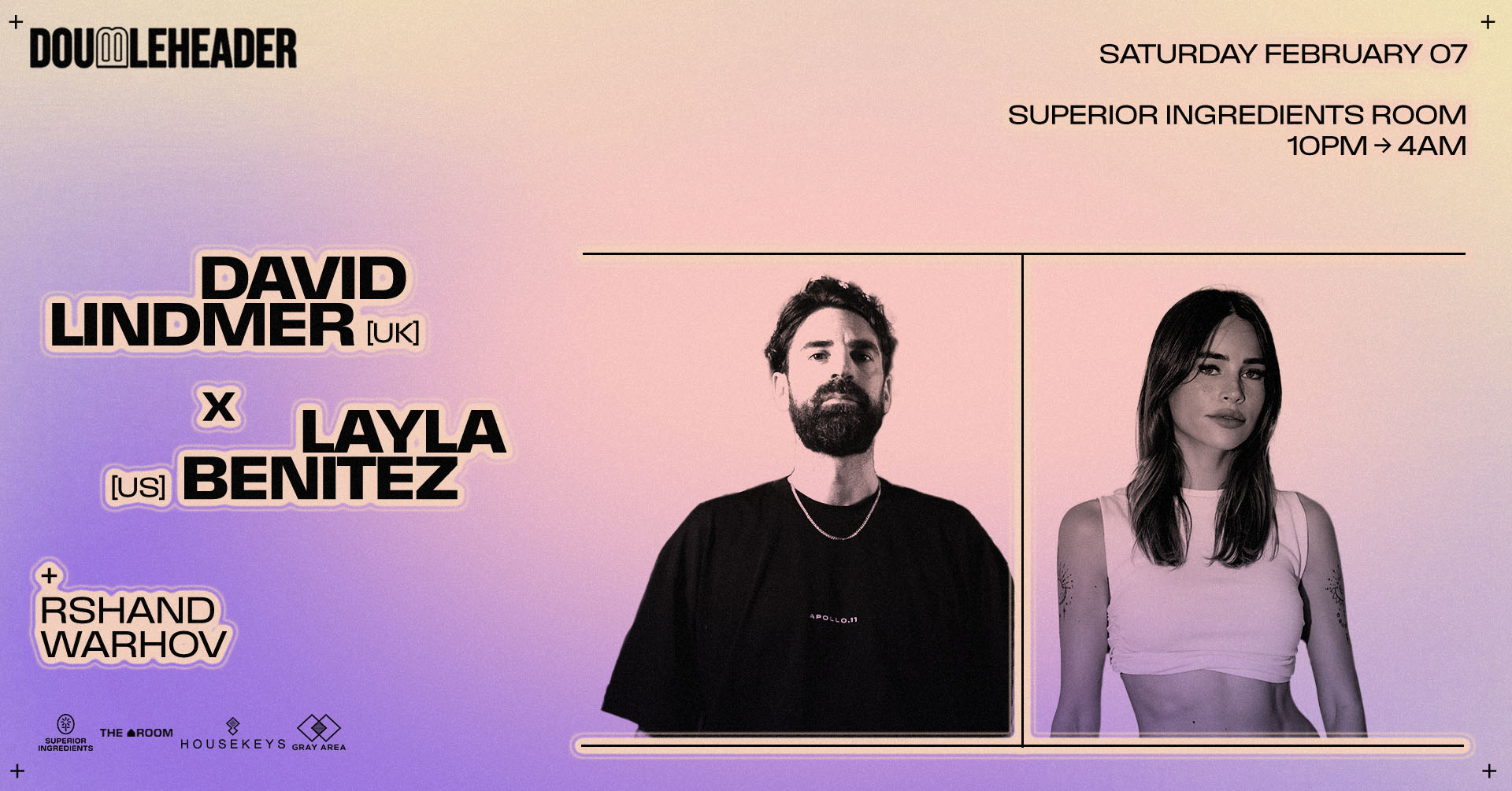 DOUBLEHEADER: David Lindmer x Layla Benitez in The Room