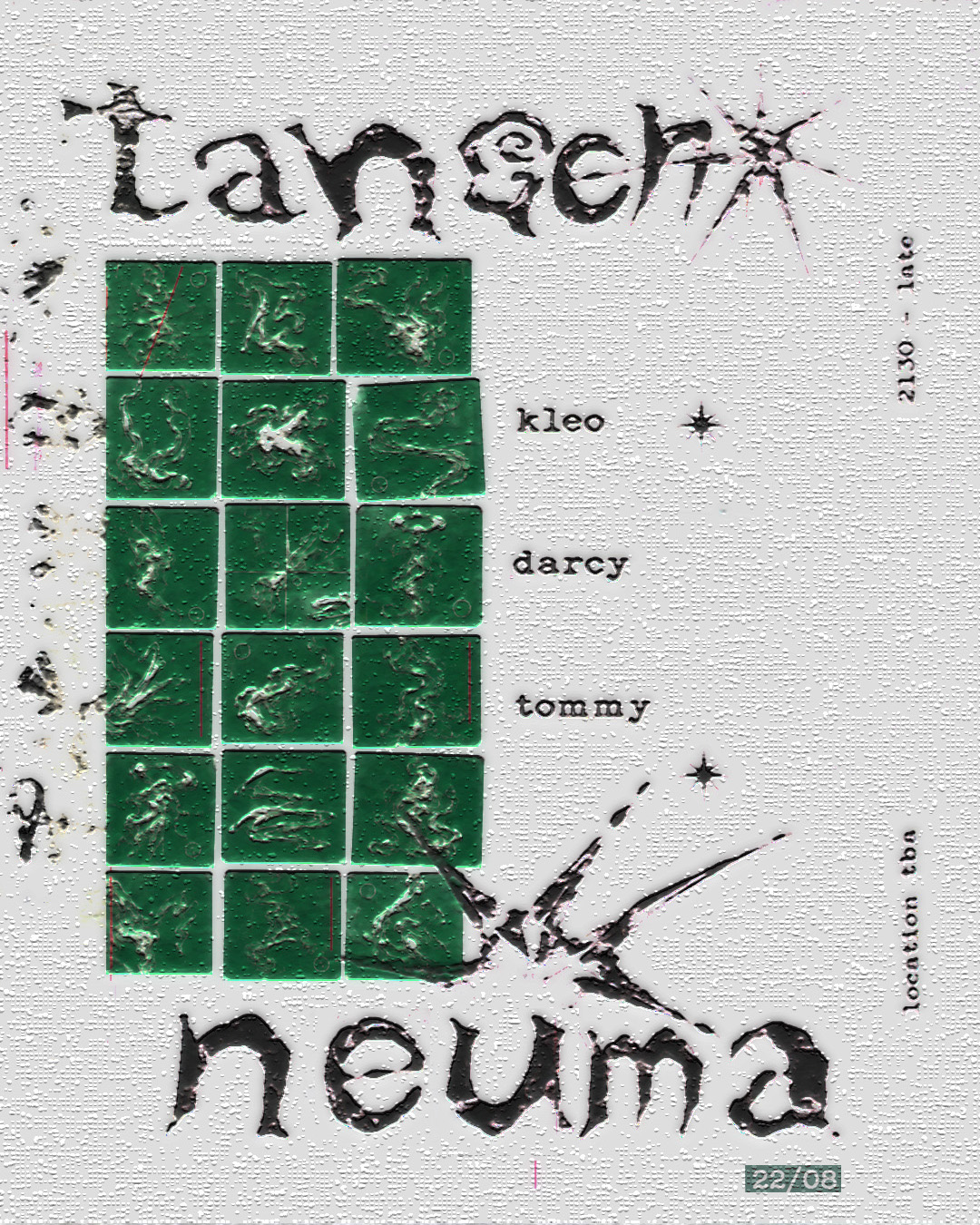 TANGENT x NEUMA inv. Kleo, Tommy, Darcy