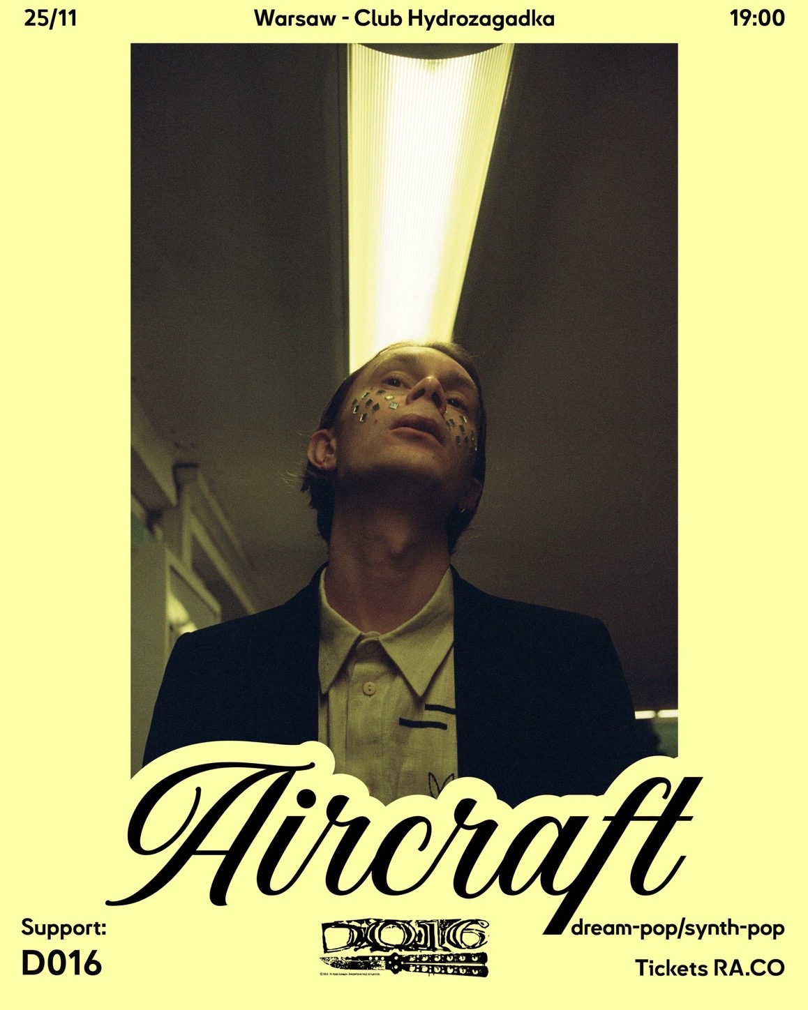 Aircraft (Live) + D016 (Unplugged) — 25.11.2026 — Hydrozagadka, Warsaw