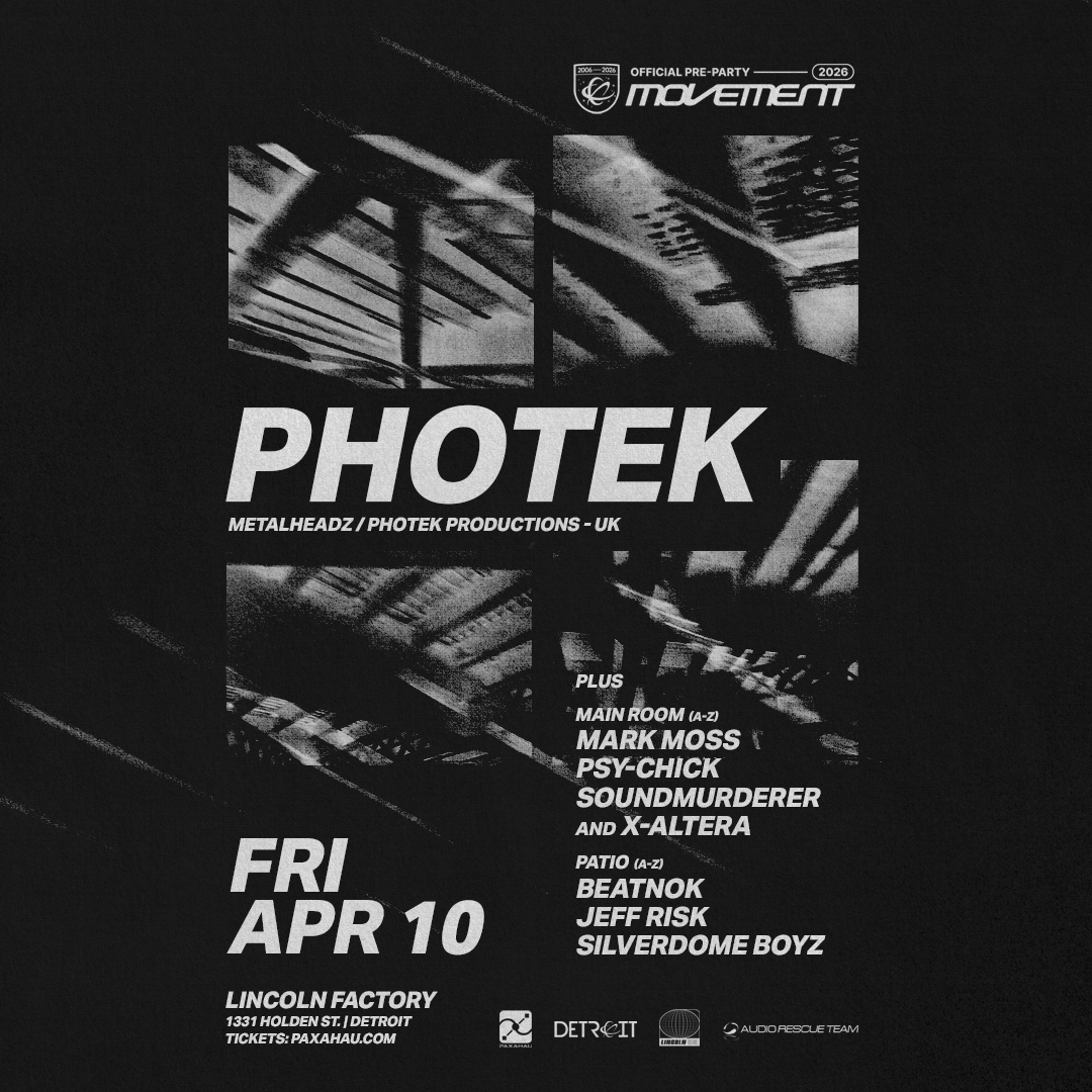 Photek - Official Movement Pre-Party