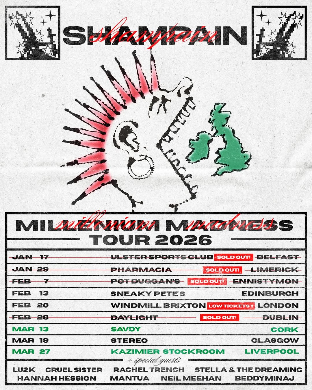 Shampain - Millenium Madness Tour