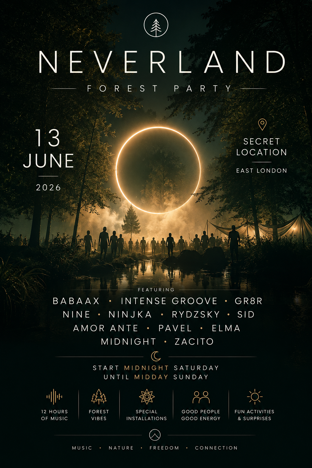 Neverland - Techno in The Forest