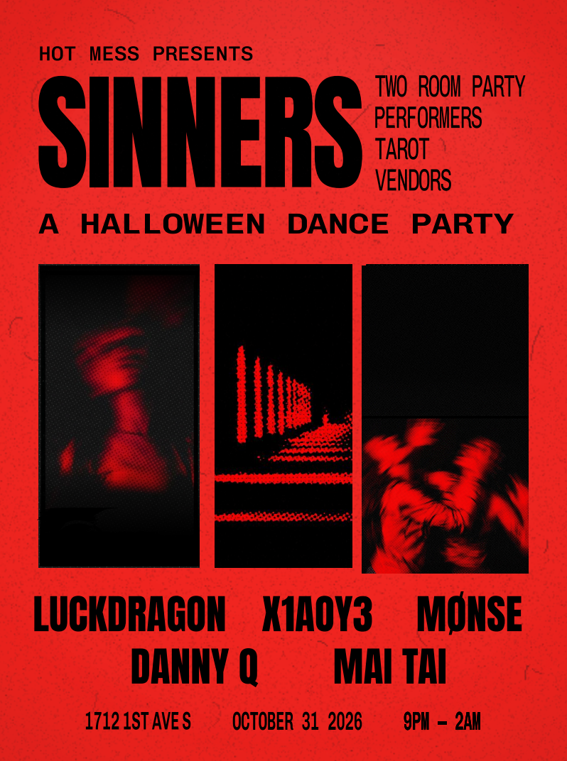 Hot Mess presents: SINNERS Halloween
