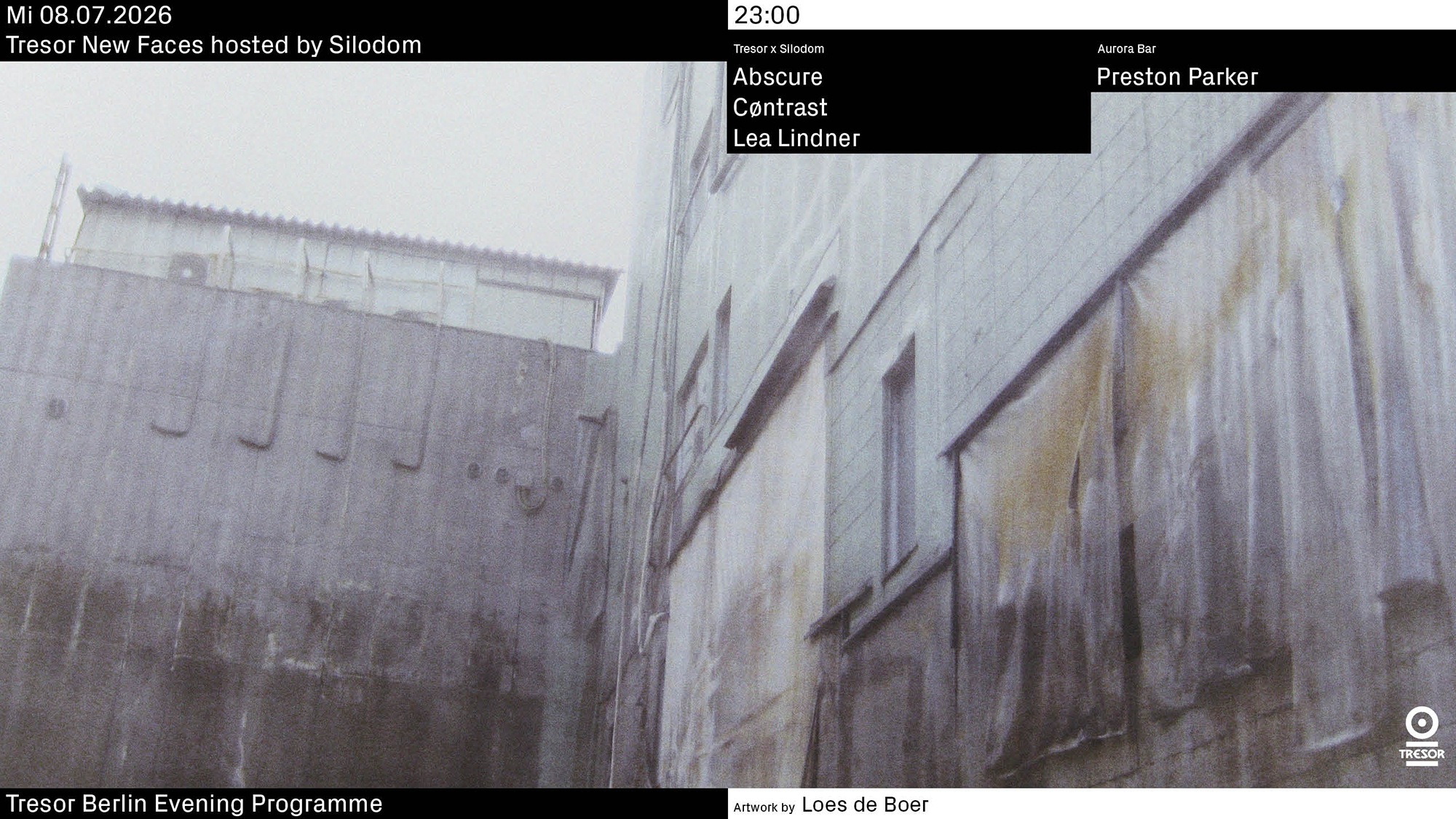 Tresor New Faces hosted by Silodom