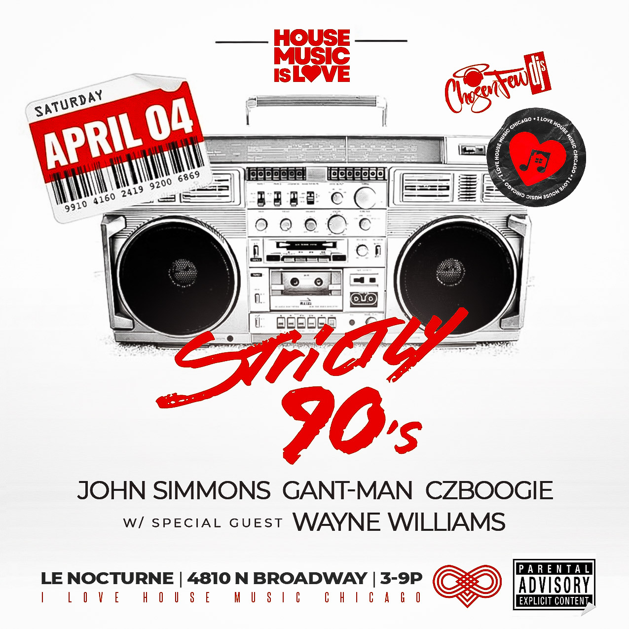A Golden Era of House Music. A 90's House Music Day Party