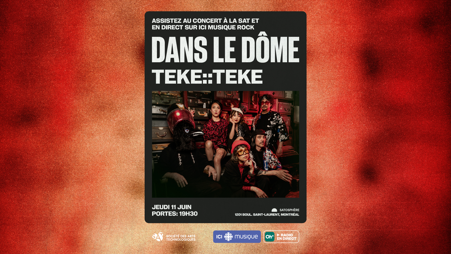 ICI Musique x SAT — Dans le dôme • TEKE:TEKE