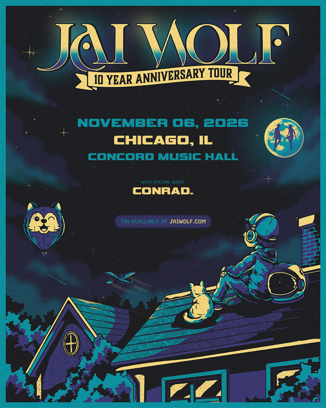 Jai Wolf (10 Year Anniversary Tour) at Concord Music Hall, Chicago