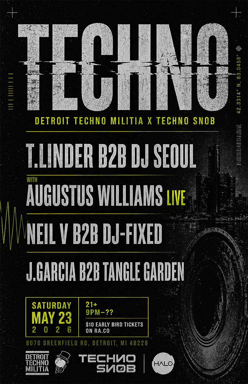 Detroit Techno Militia x Techno Snob at HALO DETROIT, Detroit