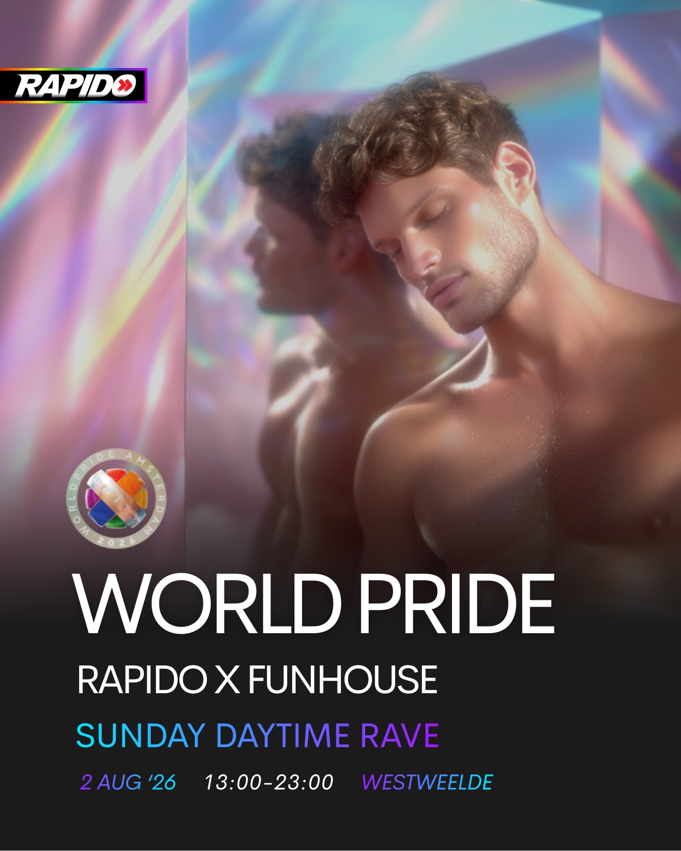 RAPIDO x FunHouse - World Pride Sunday Daytime Rave