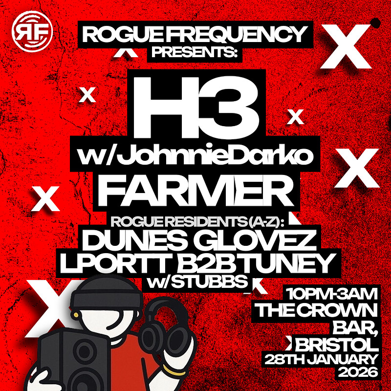 Rogue Frequency presents: H3 w/ Johnnie Darko