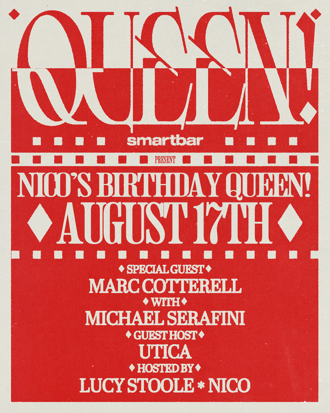 Marc Cotterell volantino evento