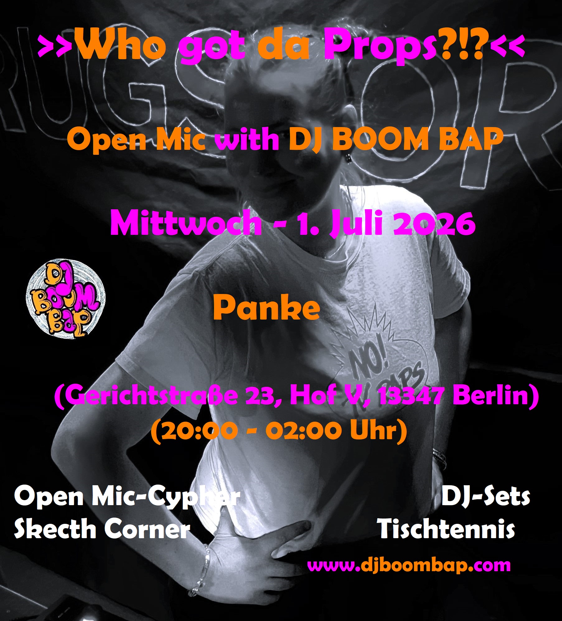 >>Who got da Props?!?<< (Open Mic with DJ BOOM BAP)