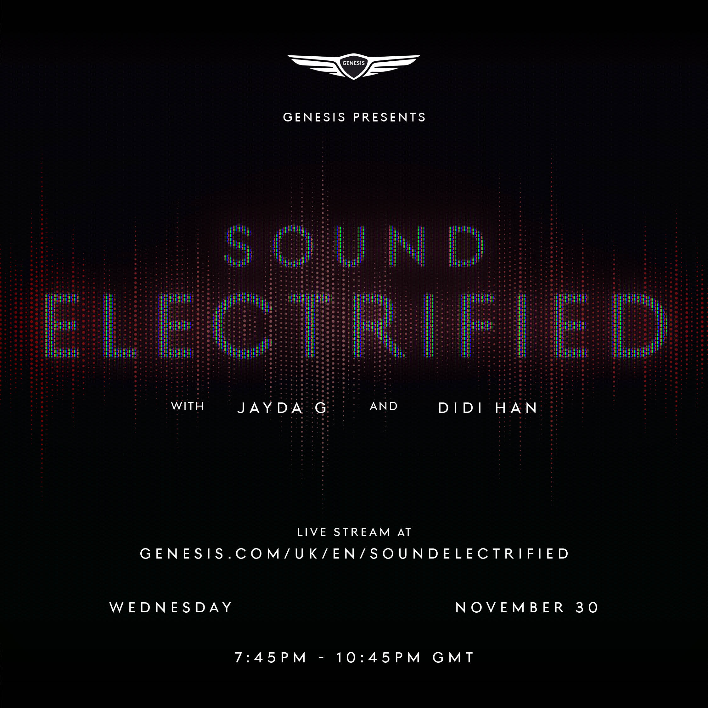 Genesis presents Sound Electrified with Jayda G and Didi Han at TBA
