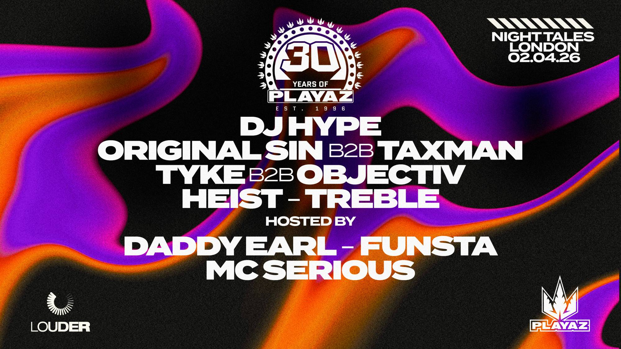 30 Years of Playaz: DJ Hype, Original Sin, Taxman, Tyke, Objectiv & More