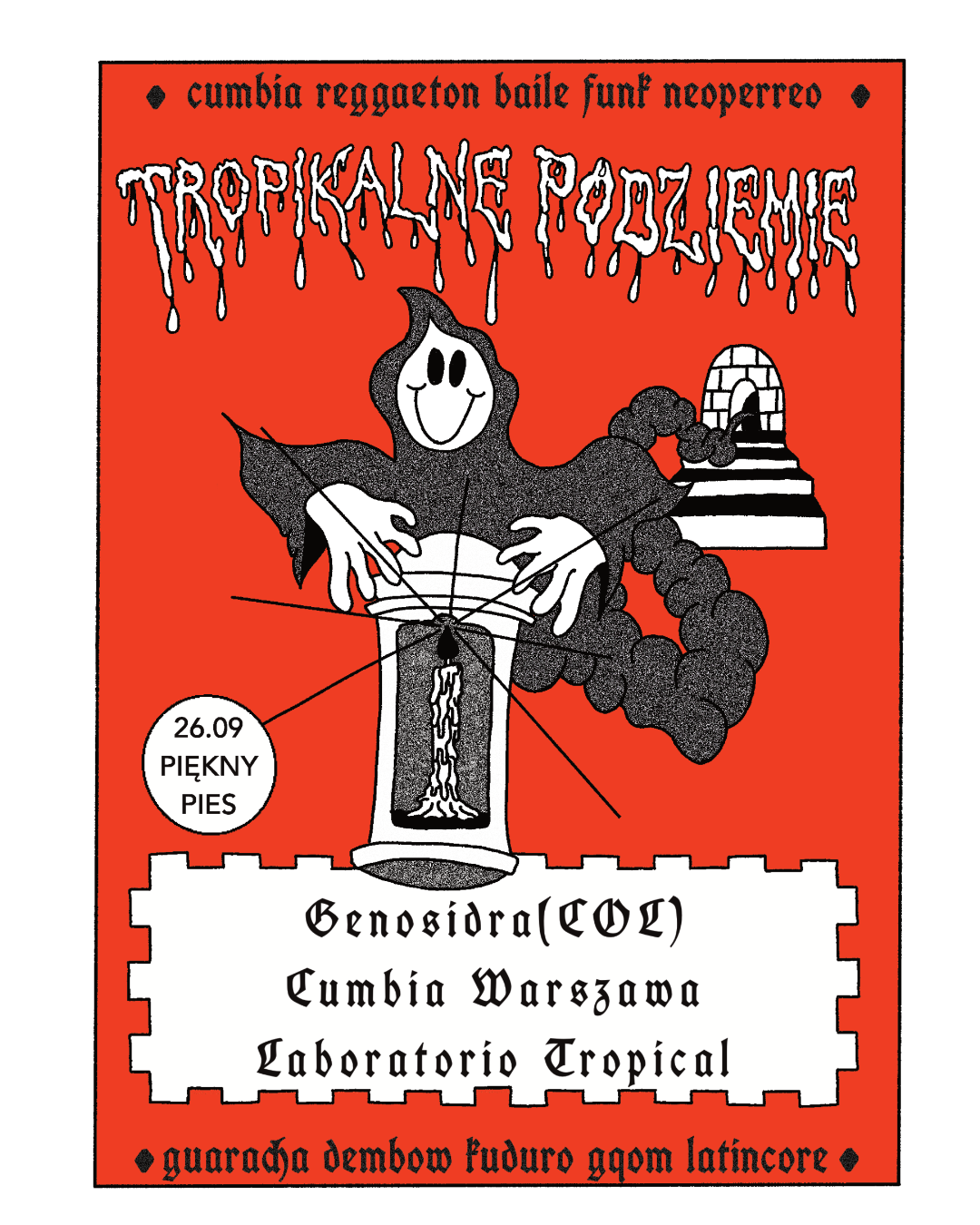 𝐓𝐑𝐎𝐏𝐈𝐊𝐀𝐋𝐍𝐄 𝐏𝐎𝐃𝐙𝐈𝐄𝐌𝐈𝐄 Laboratorio Tropical&Cumbia Warszawa 𝐆𝐄𝐍𝐎𝐒𝐈𝐃𝐑𝐀