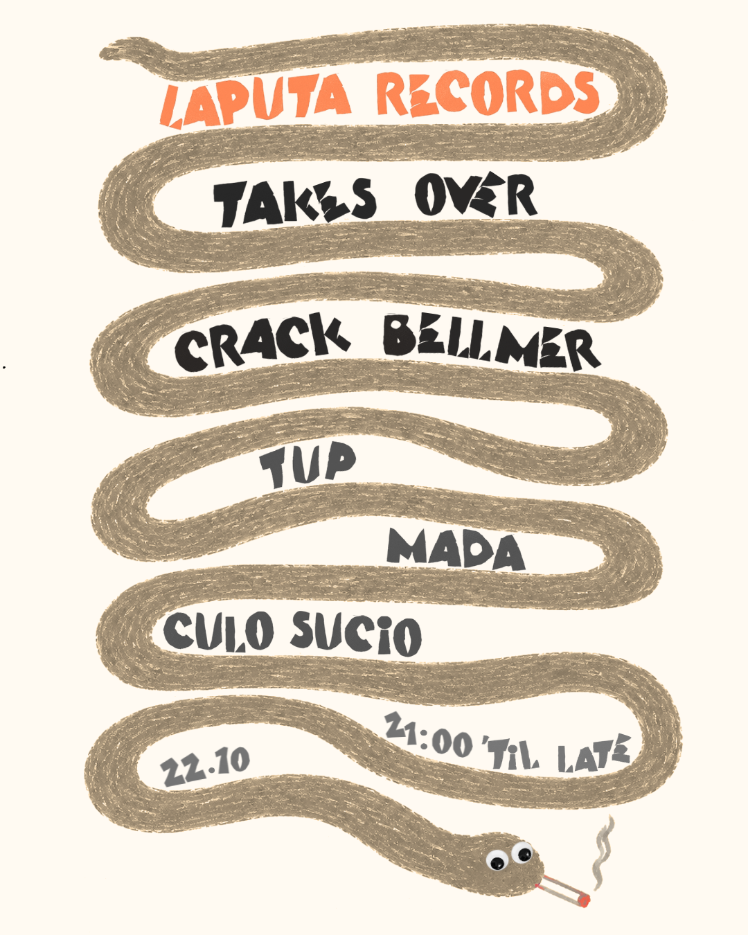 LaPuta Records Takes Over Crack Bellmer