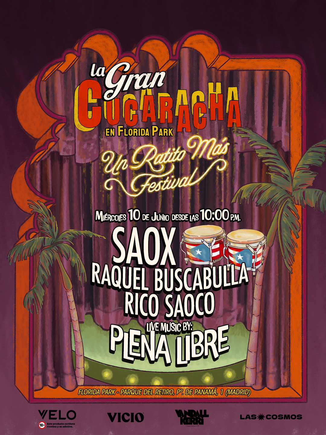 La Gran Cucaracha 'Un Ratito Más Festival' feat. SAOX