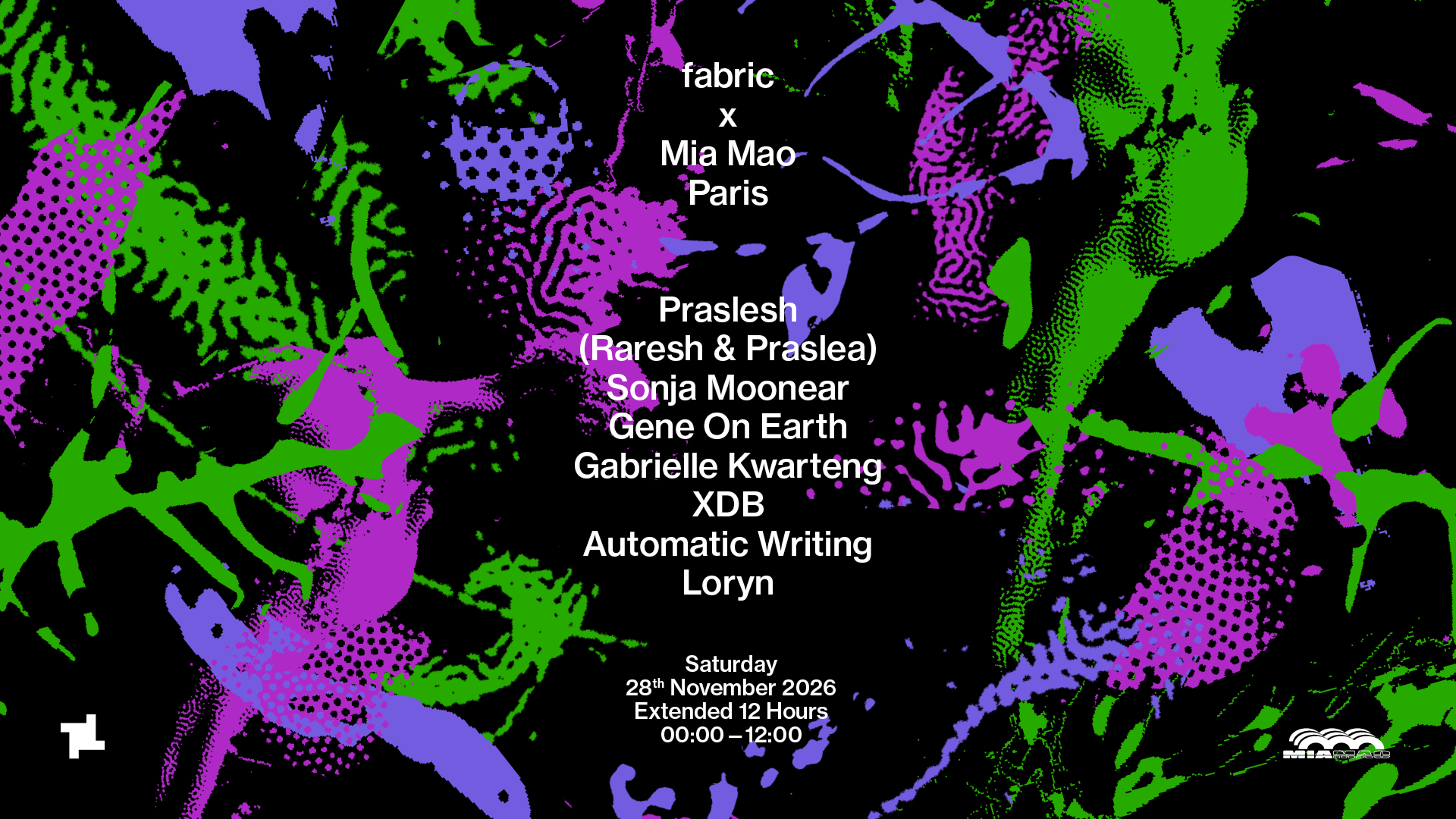 fabric paris · extended 12 hours - Mia Mao