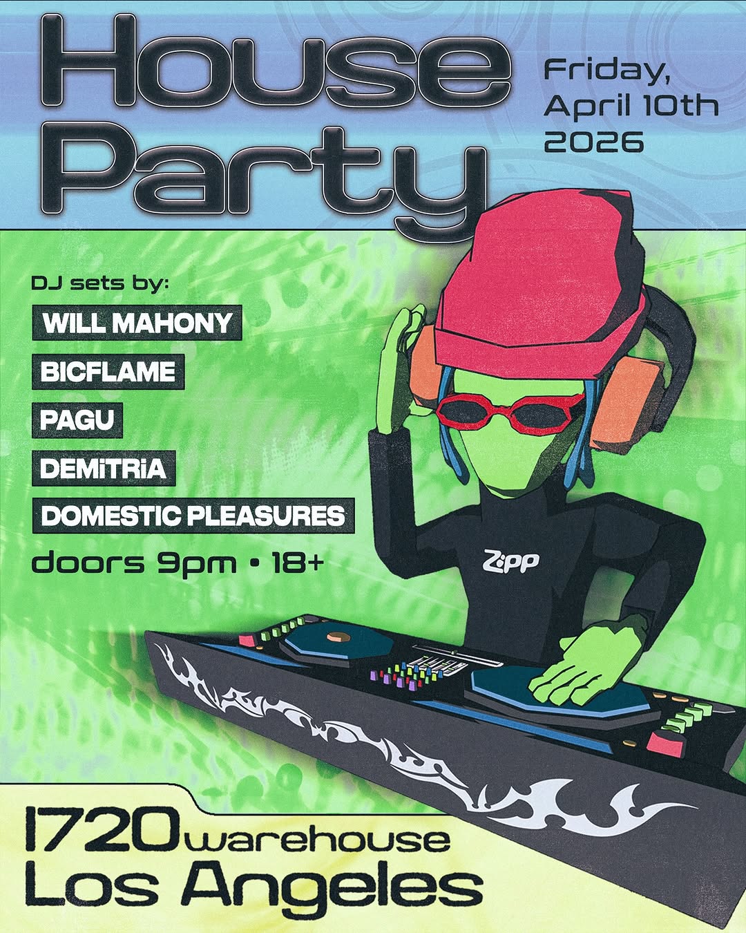 House Party: a sweaty love-letter to the 10s rager at 1720, Los