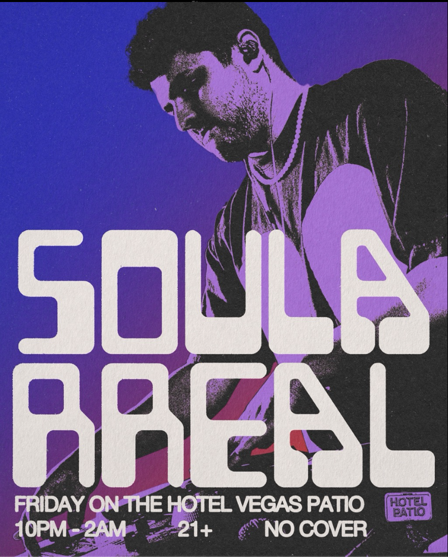 DJ SOULARREAL on the Hotel Patio!