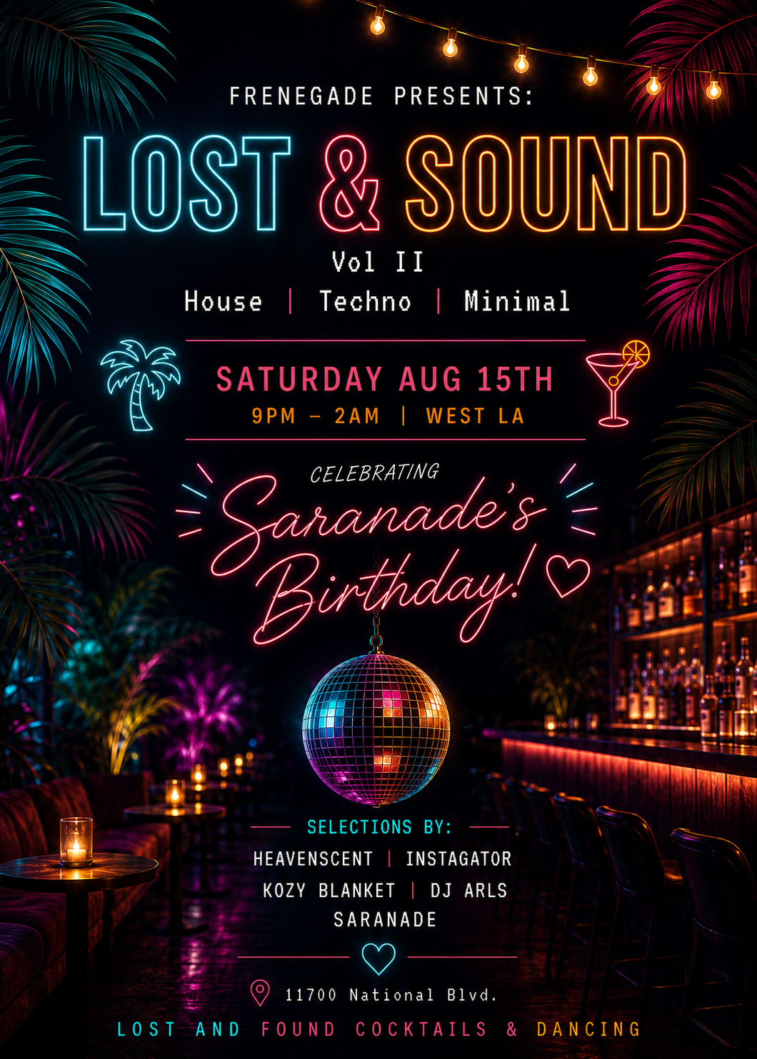 Frenegade presents: Lost & Sound Vol. II (House - Minimal - Techno) West LA