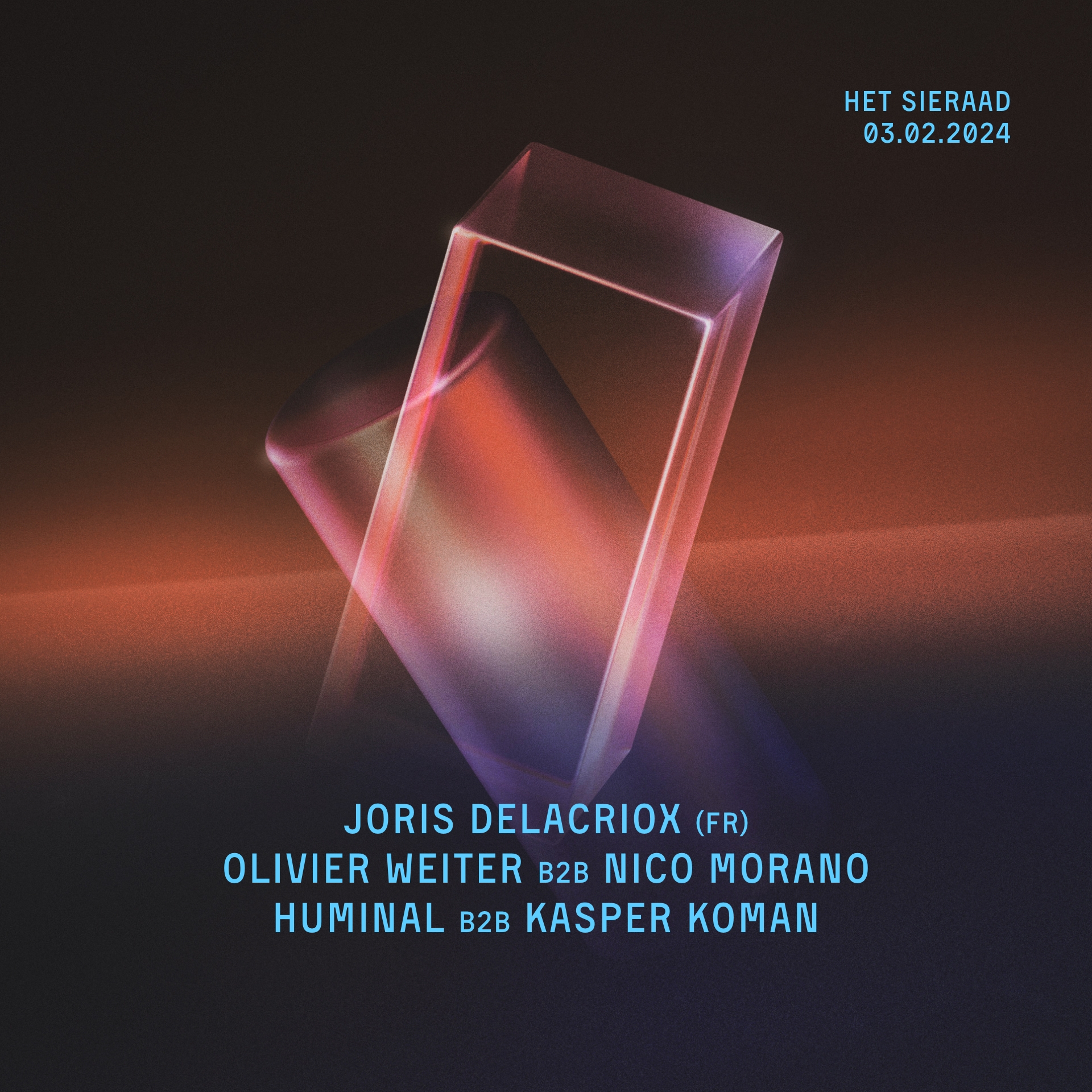 Joris Delacroix (FR) DJ set - Olivier Weiter b2b Nico Morano