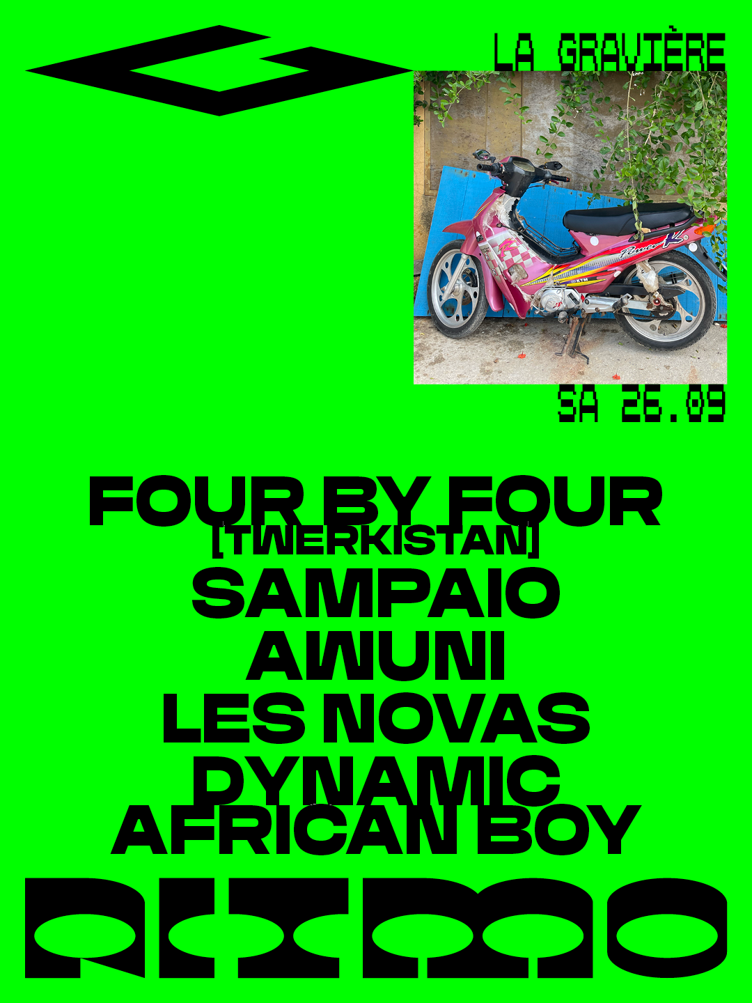 [RITMO] Four by Four · Sampaio · Awuni · Les Novas · Dynamic African Boy
