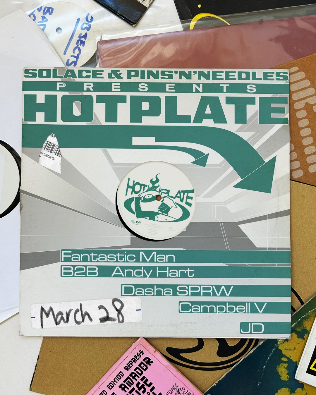 Hotplate invites Fantastic Man B2B Andy Hart (Vinyl Only)