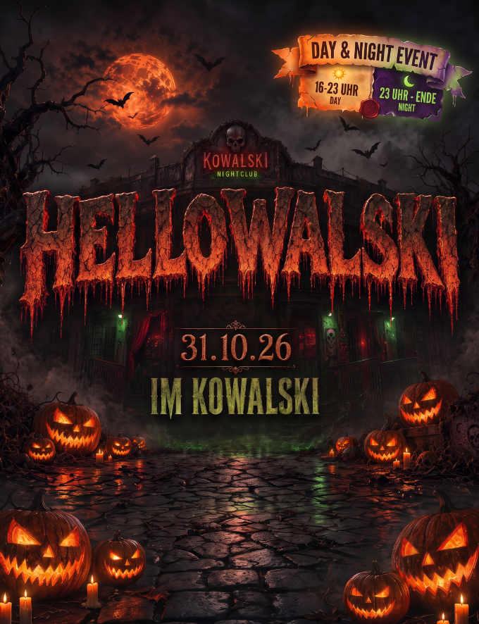 HELLOWALSKI 2026 • Day & Night Halloween im Kowalski Stuttgart