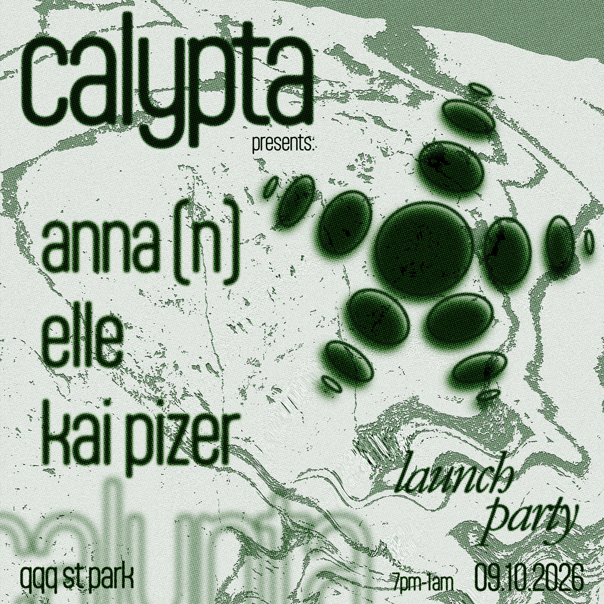 Calypta presents: anna(n), Elle, Kai Pizer