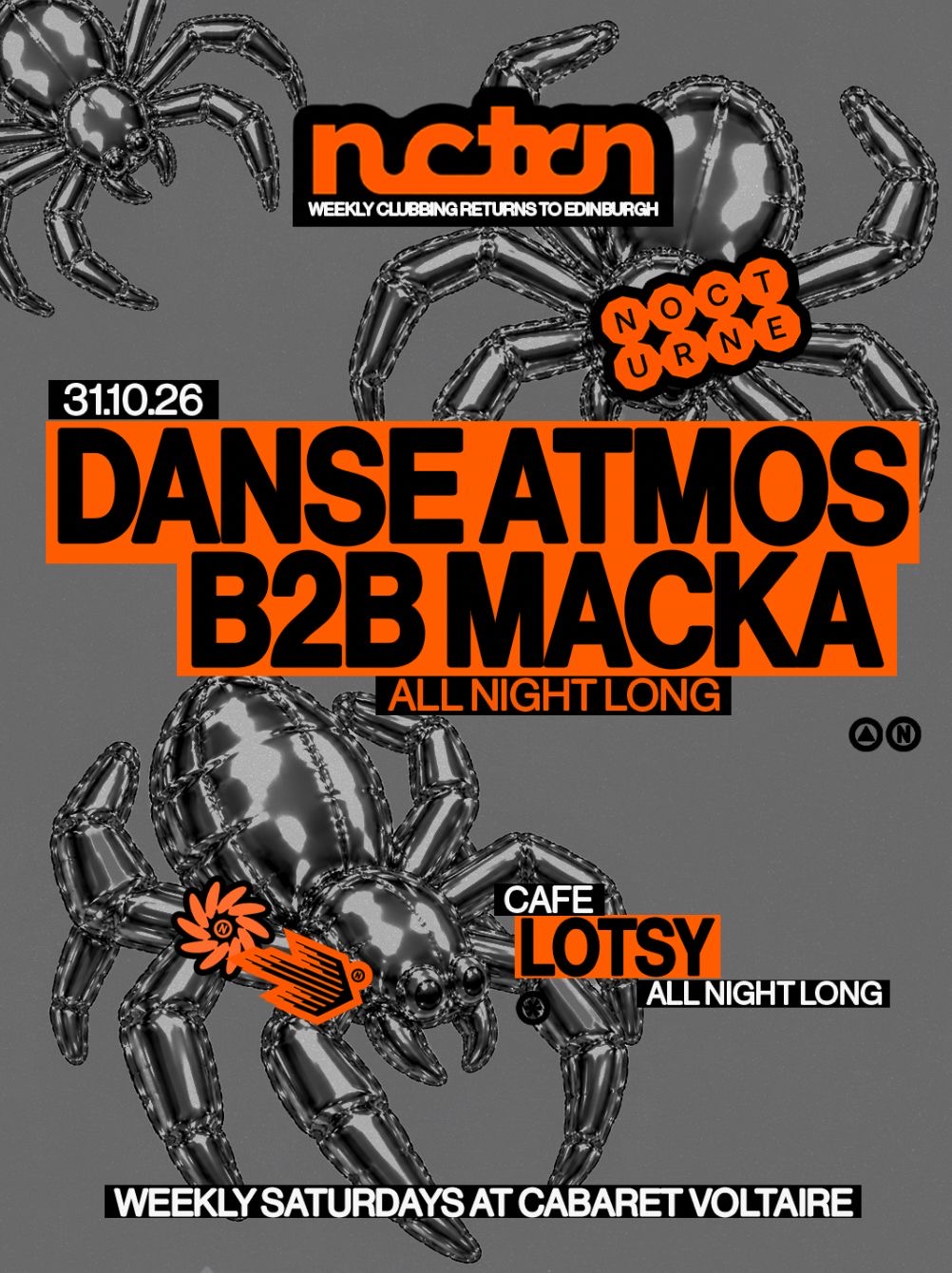 NCTRN028: Club Nocturne presents Danse Atmos b2b Macka [Halloween Special]