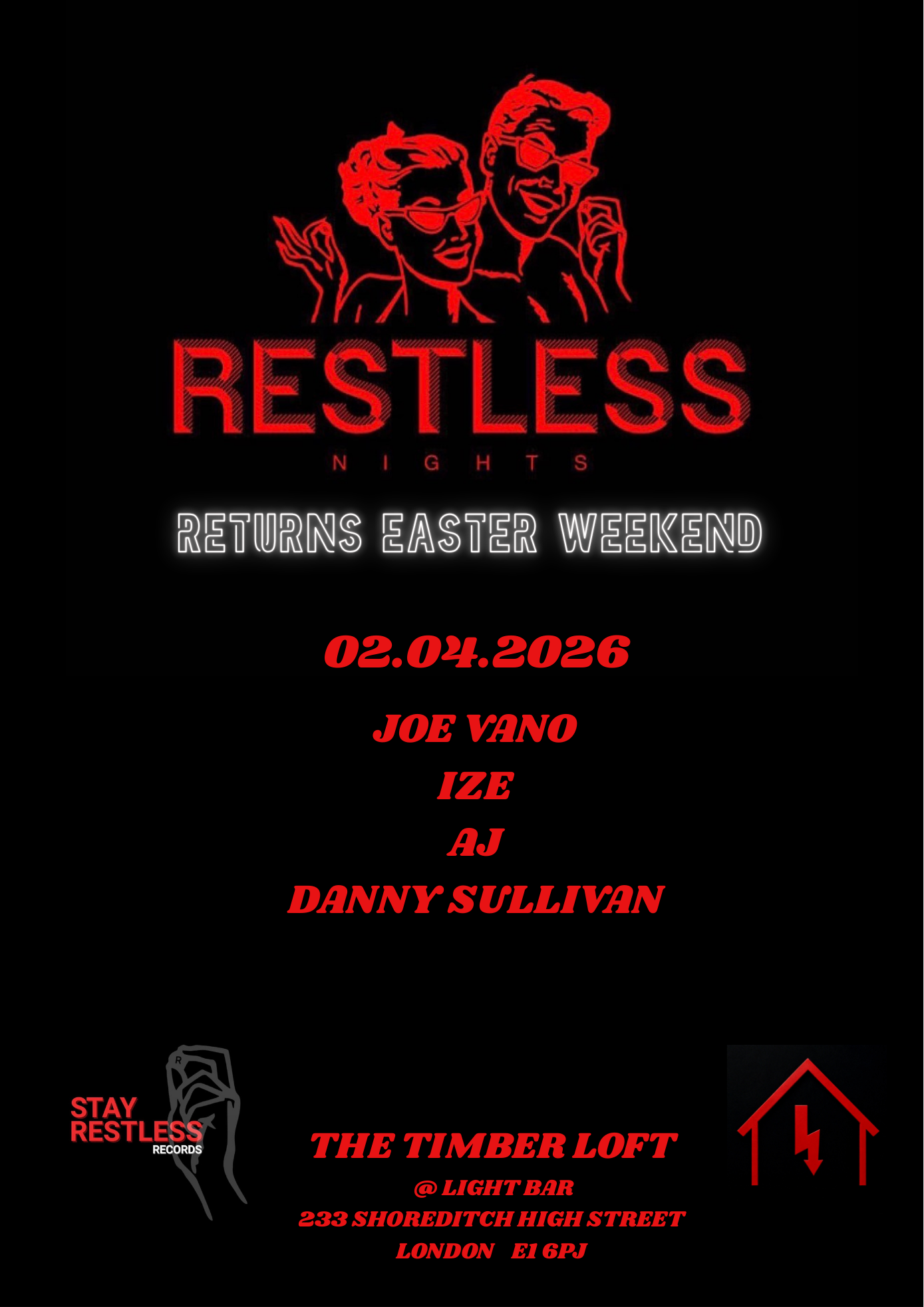 Stay Restless Records presents Restless Nights 009