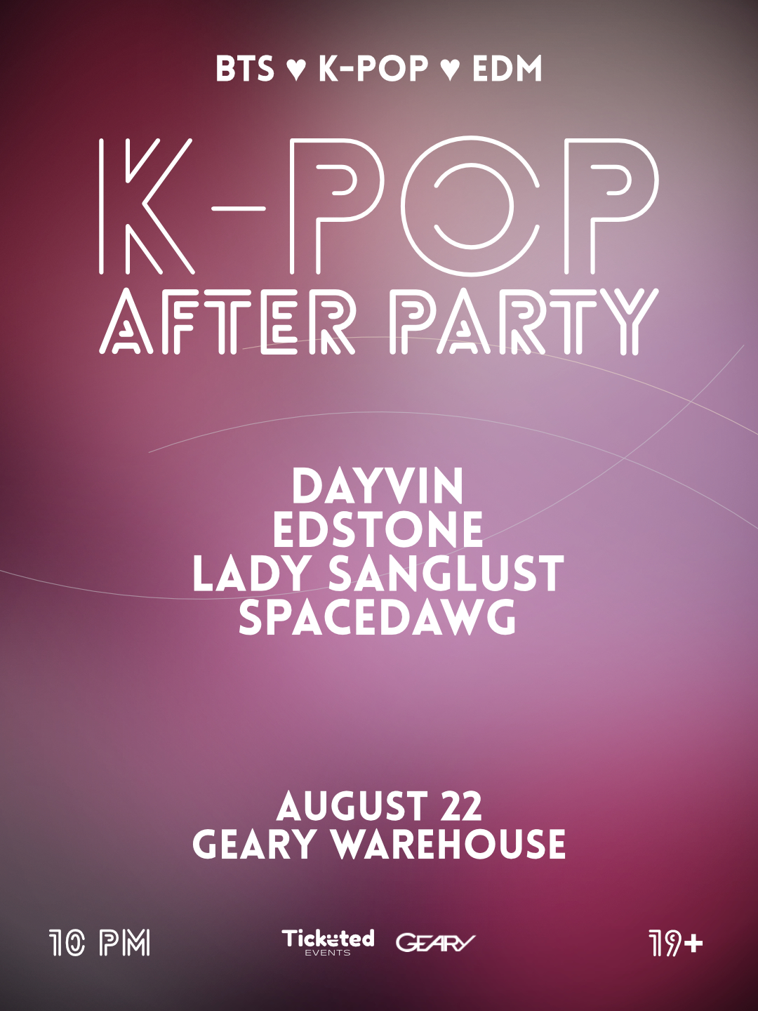 K-pop After Party - BTS × KPOP × EDM