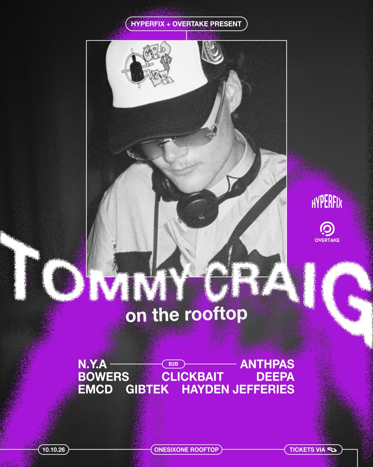 Overtake x Hyperfix present: Tommy Craig on the rooftop