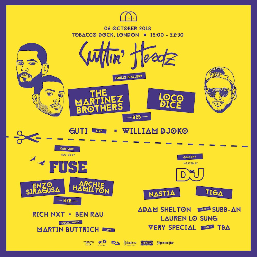 LWE presents Cuttin' Headz at Tobacco Dock, London