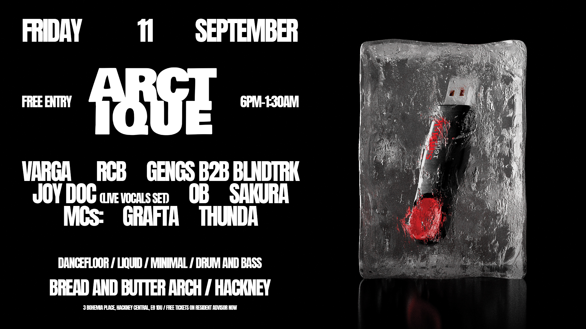 ARCTIQUE / DRUM AND BASS PARTY