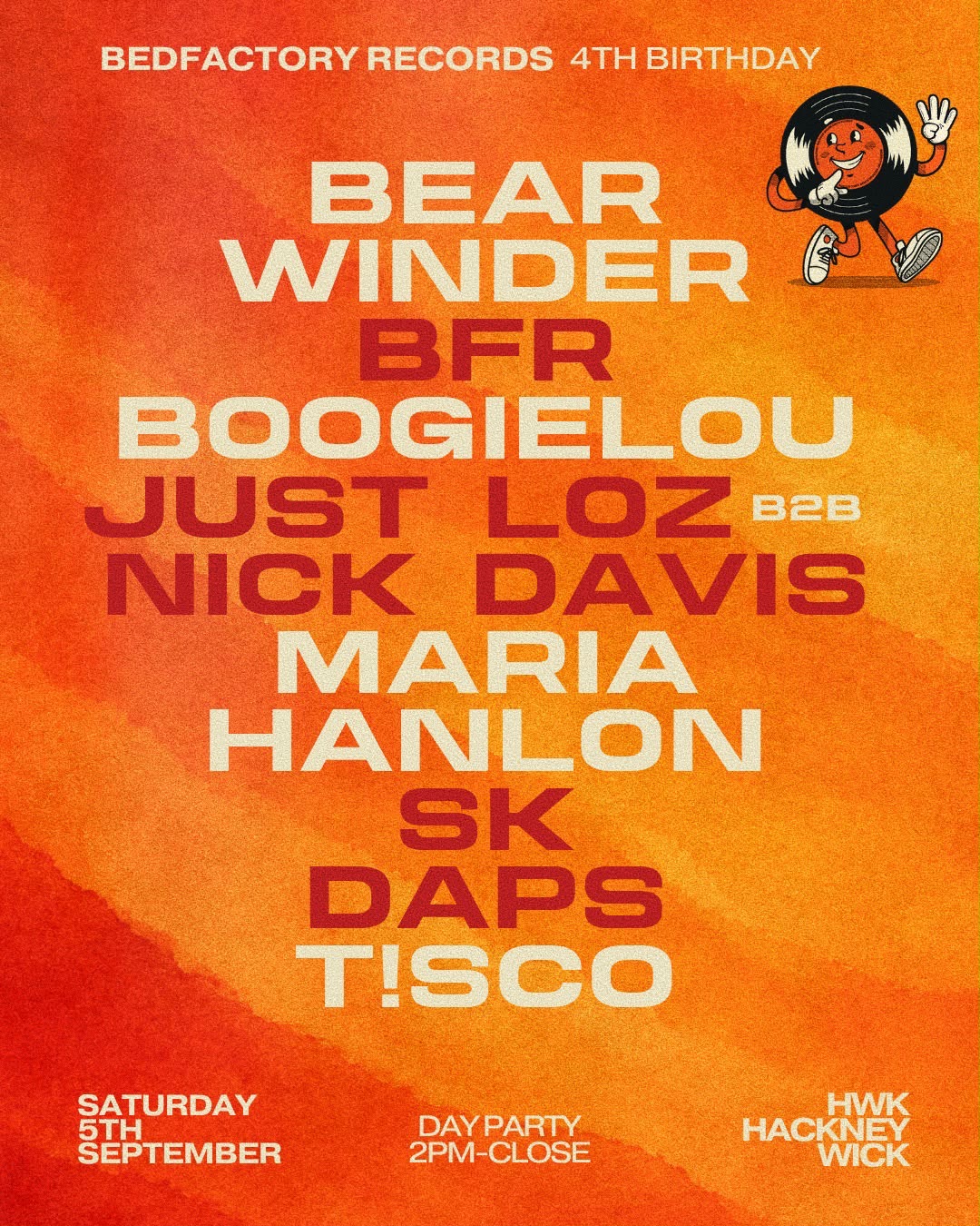 Bedfactory Records 4th Birthday