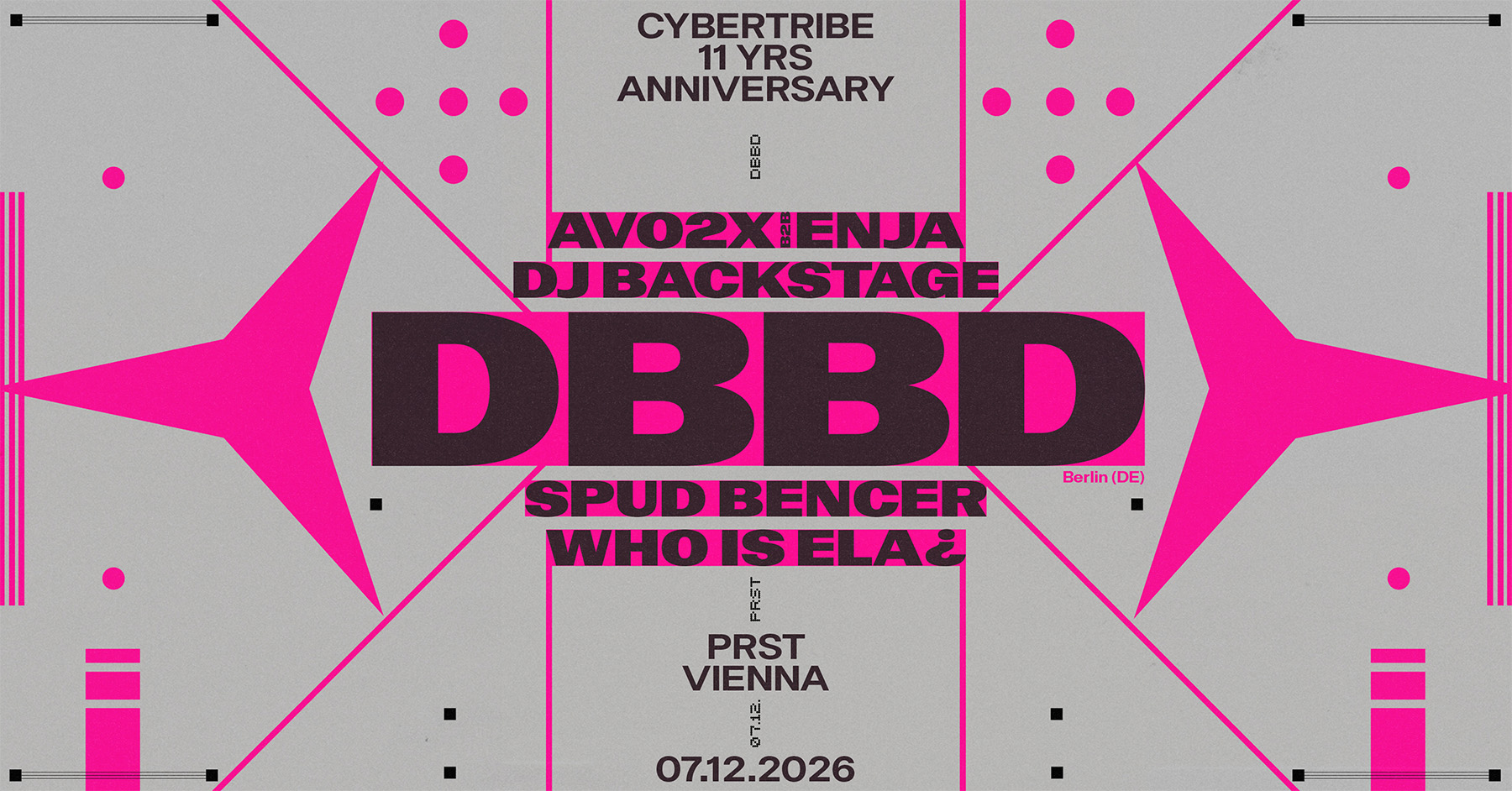 Cybertribe 11 YEARS with DBBD [BERLIN], Vienna