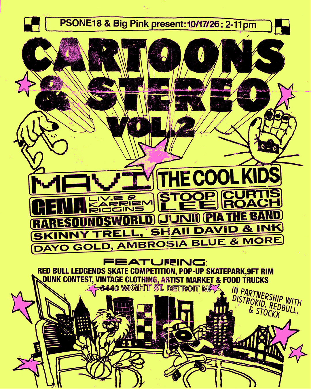 Cartoons & Stereo Vol. 2: A Skateboarding + Music Festival