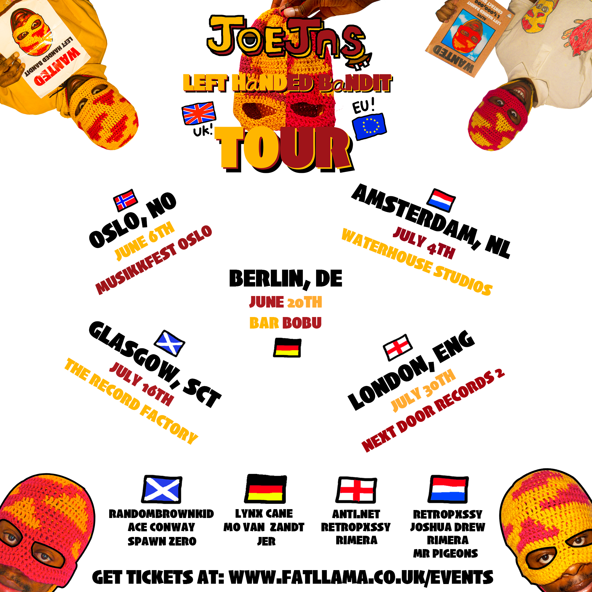 JoeJas' Left Handed Bandit Tour