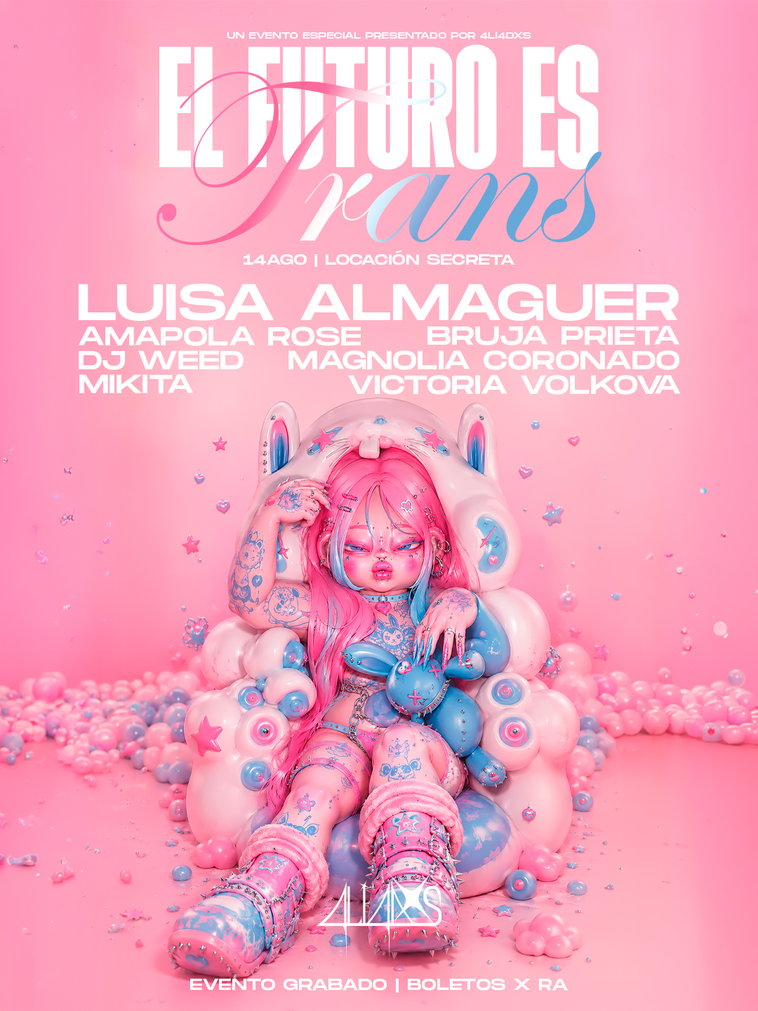 Flyer de EL FUTURO ES TRANS x 4LI4DXS