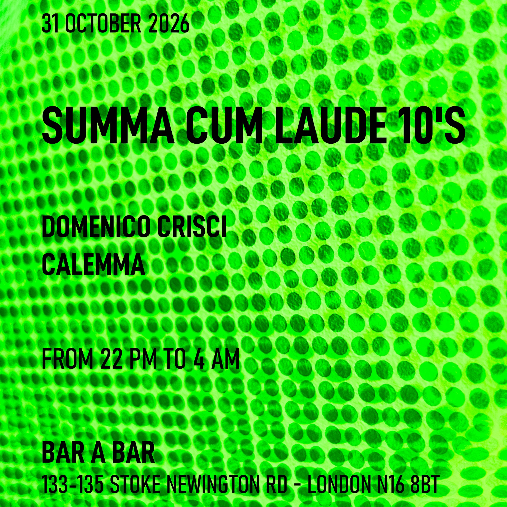 SUMMA CUM LAUDE 10's
