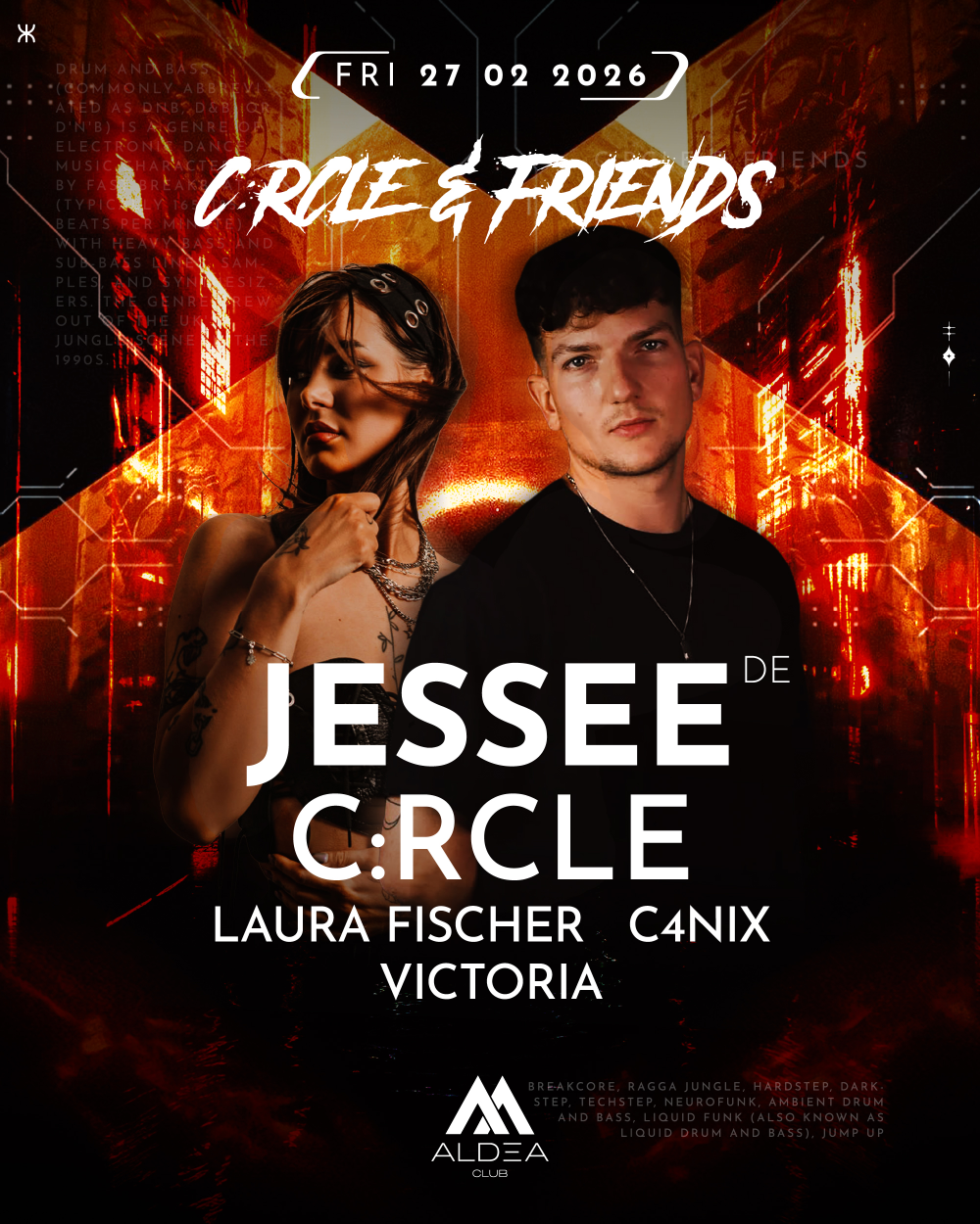 C:rcle & Friends w. Jessee, C:rcle, Laura Fischer, C4nix & Victoria