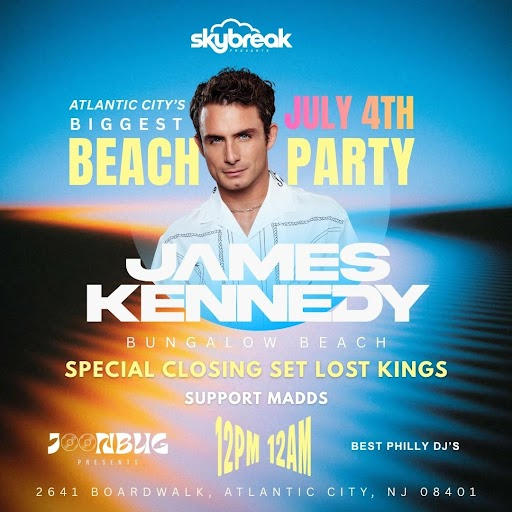 James Kennedy Live at Atlantic City's Biggest July 4th Beach Party