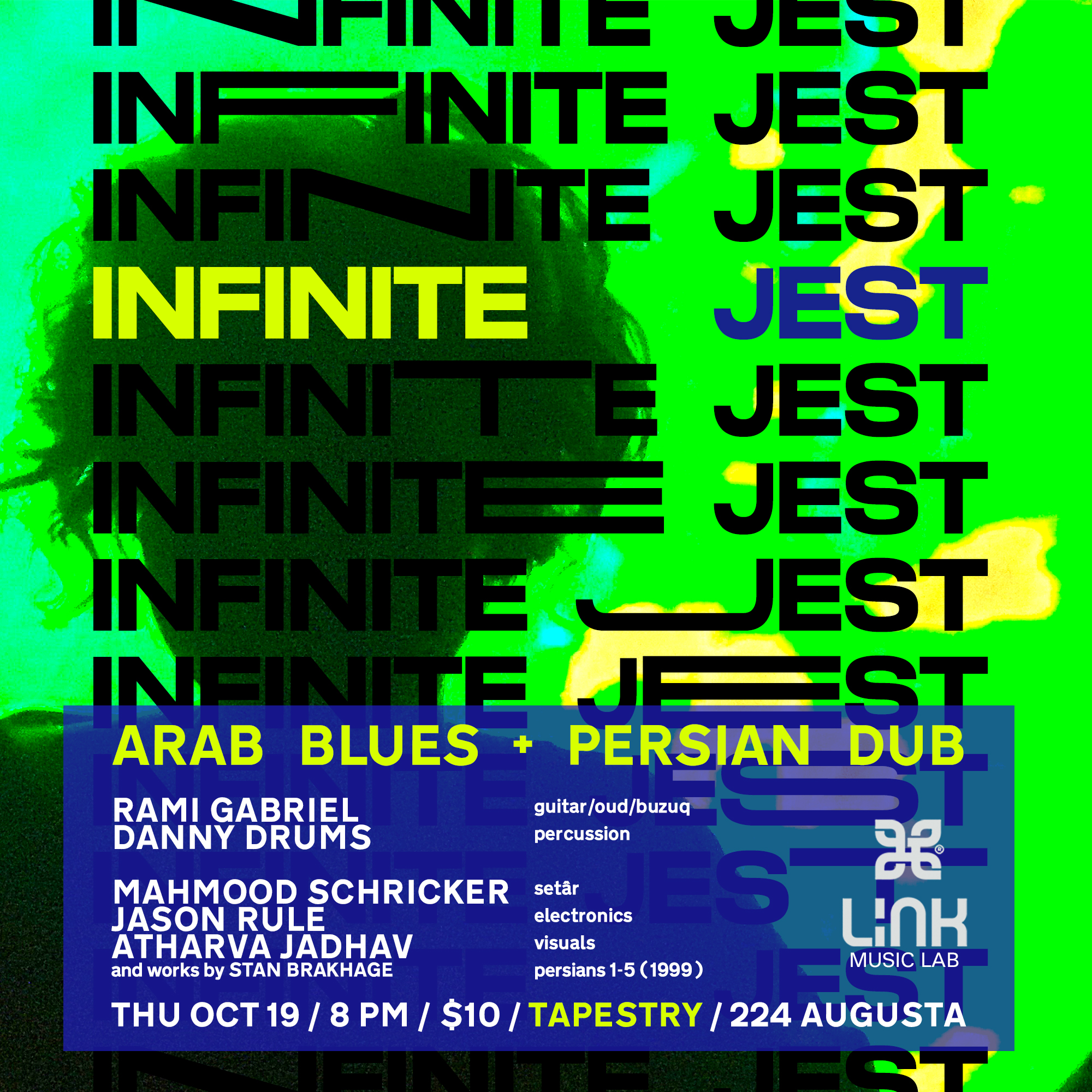 Infinite Jest: Arab Blues and Persian Dub: Mahmood Schricker, Jason Rule,  Rami Gabriel at Tapestry, Toronto