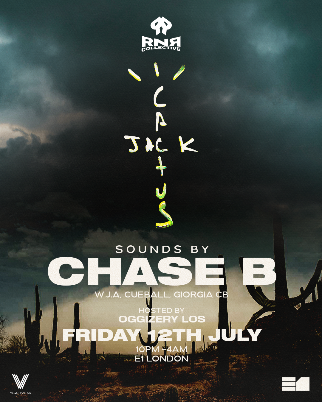 [CANCELLED] Chase B & Friends: Cactus Jack