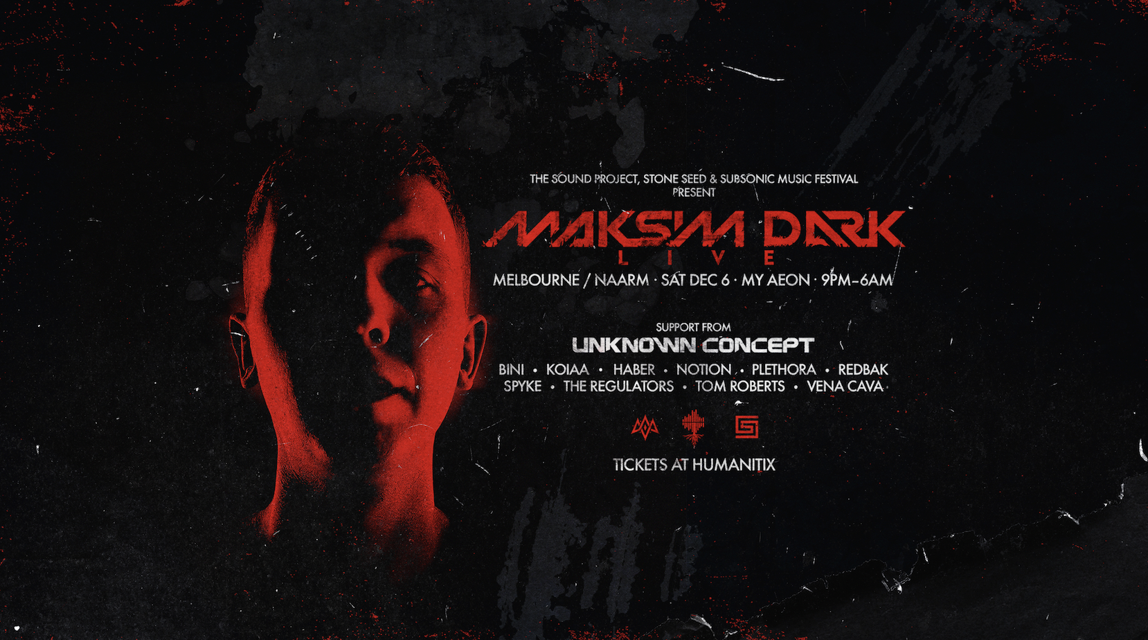 Maksim Dark LIVE • Melbourne Show • Dec 6