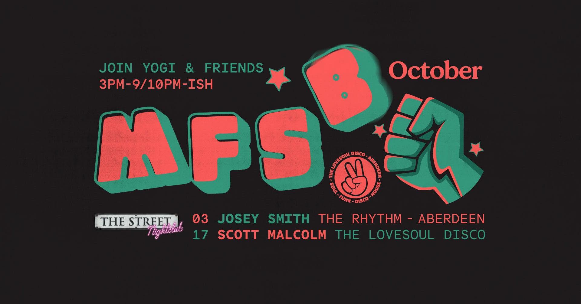 MFSB: Scott Malcolm at The Street, Edinburgh