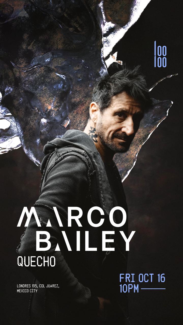 Flyer de Marco Bailey