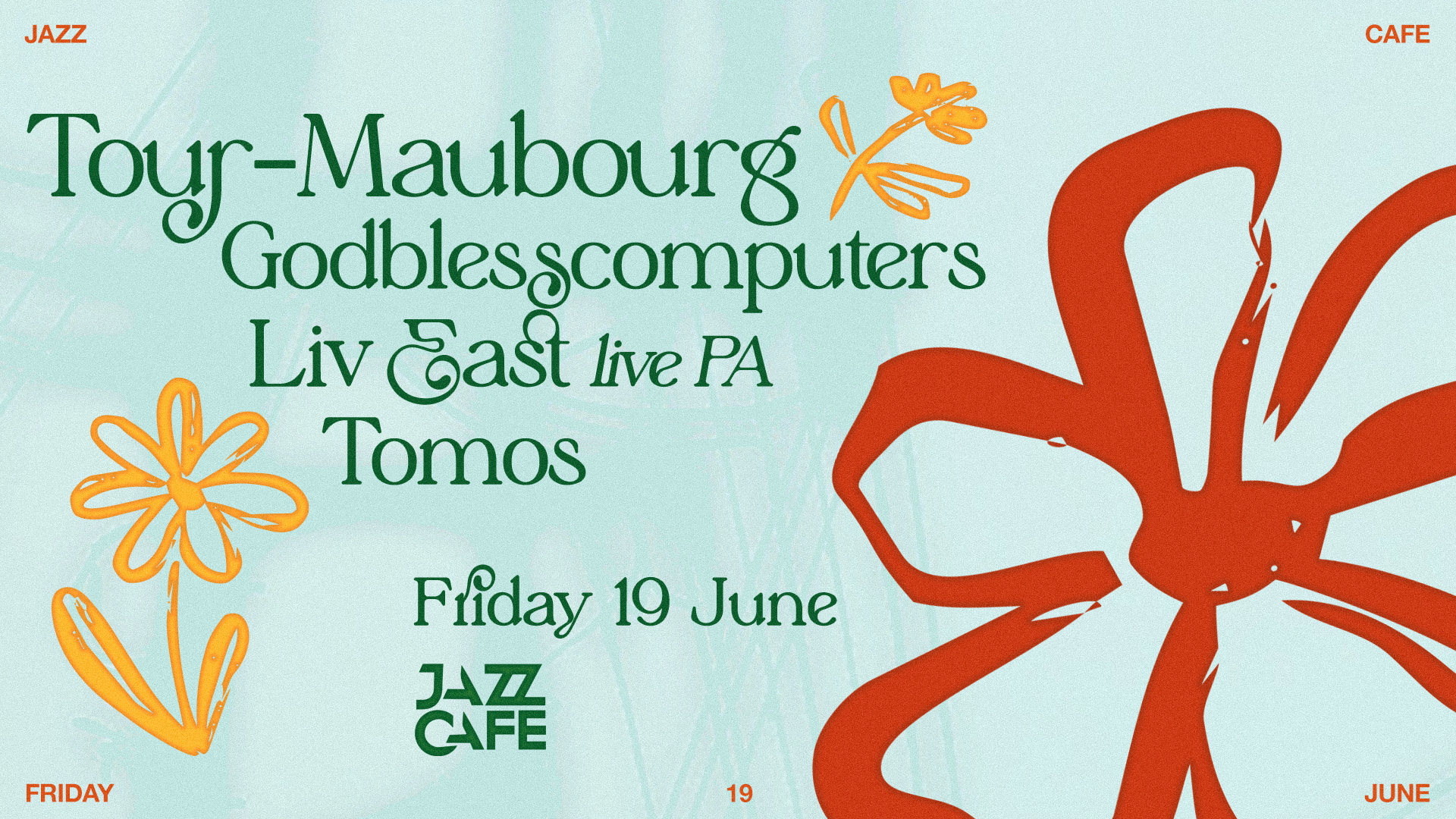 Tour-Maubourg, Godblesscomputers & Liv East (Live PA)